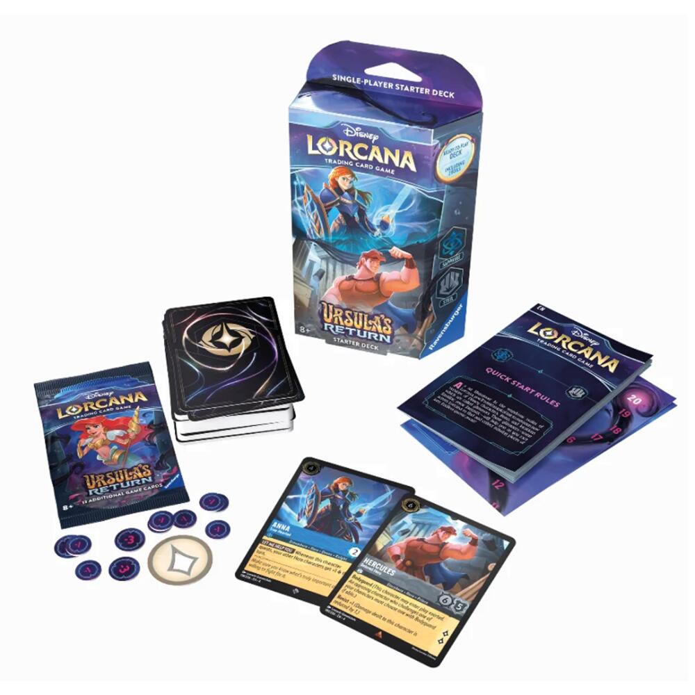 Lorcana TCG: Ursulas Return - Starter Deck Steel Sapphire