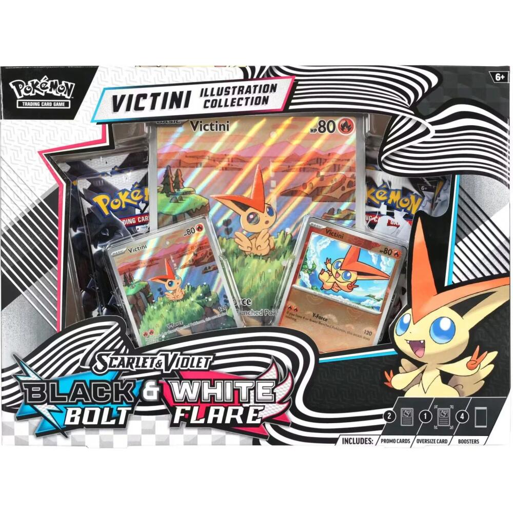 Pokemon TCG: Scarlet & Violet 10.5 Black Bolt/White Flare- Illustration Collection Unova Victini
