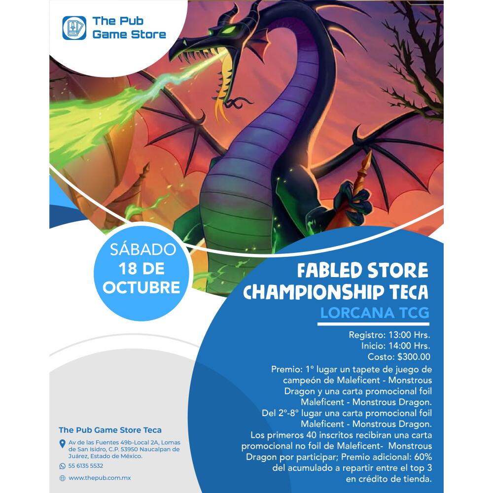 Fabled Store Championship Teca – Lorcana TCG