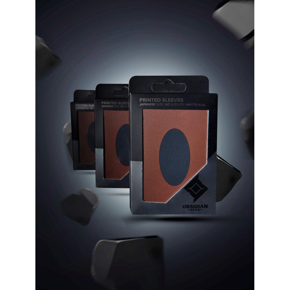 Card Sleeves: Obsidian Gear Japanese - Matte (60 piezas)
