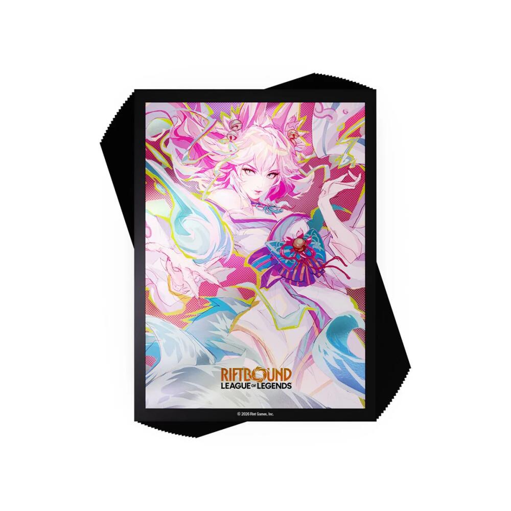 Card Sleeves: Riftbound- Spiritforged-‘Spirit Blossom Ahri’ Art (100 ct)