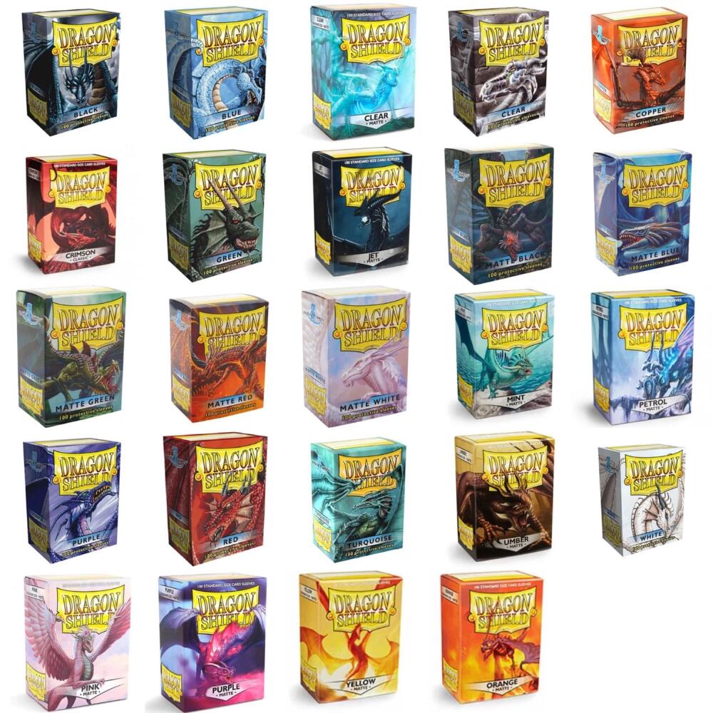 Card Sleeves: Dragon Shield Standard- Matte (100 piezas)