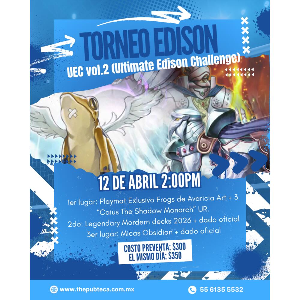 Torneo Edison UEC vol.2 (Ultimate Edison Challenge)