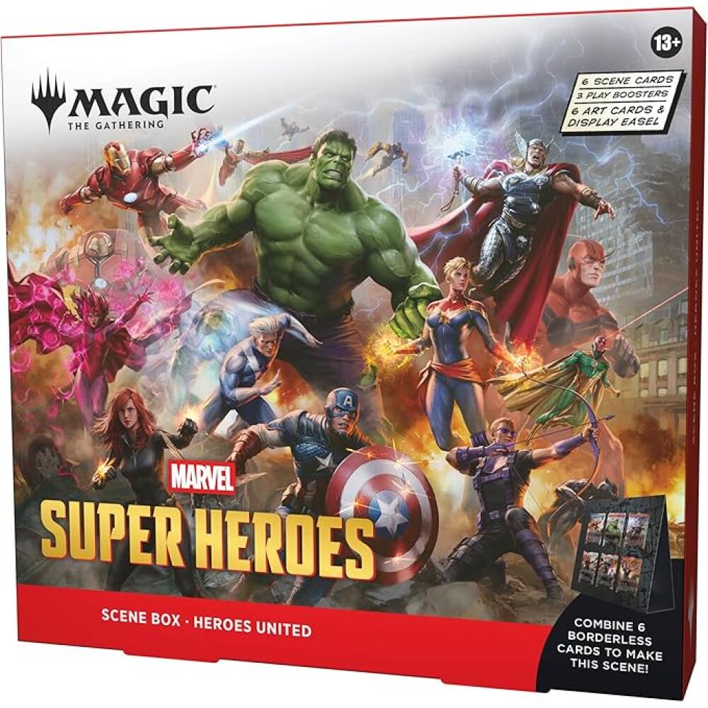 MTG: Universes Beyond- Marvel Super Heroes Scene Box- Heroes United