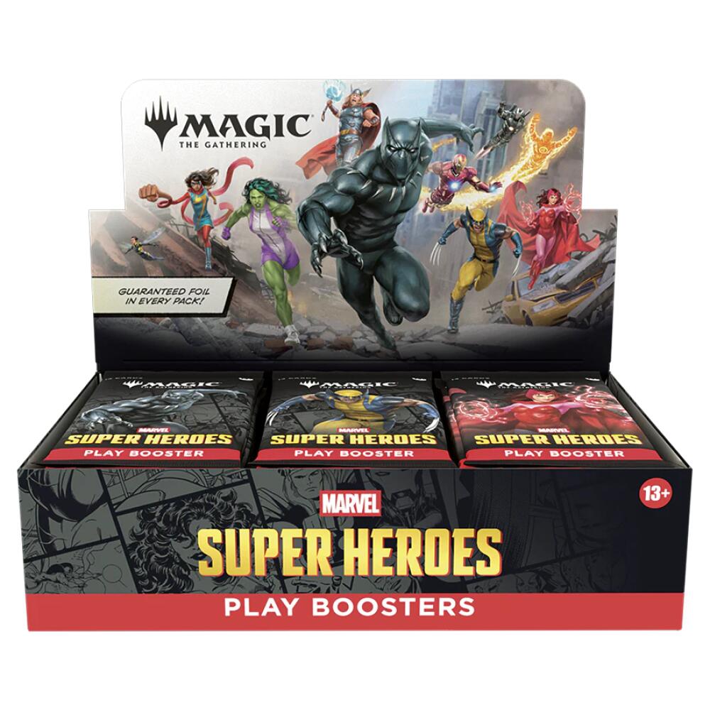 MTG: Universes Beyond- Marvel Super Heroes Play Booster Display