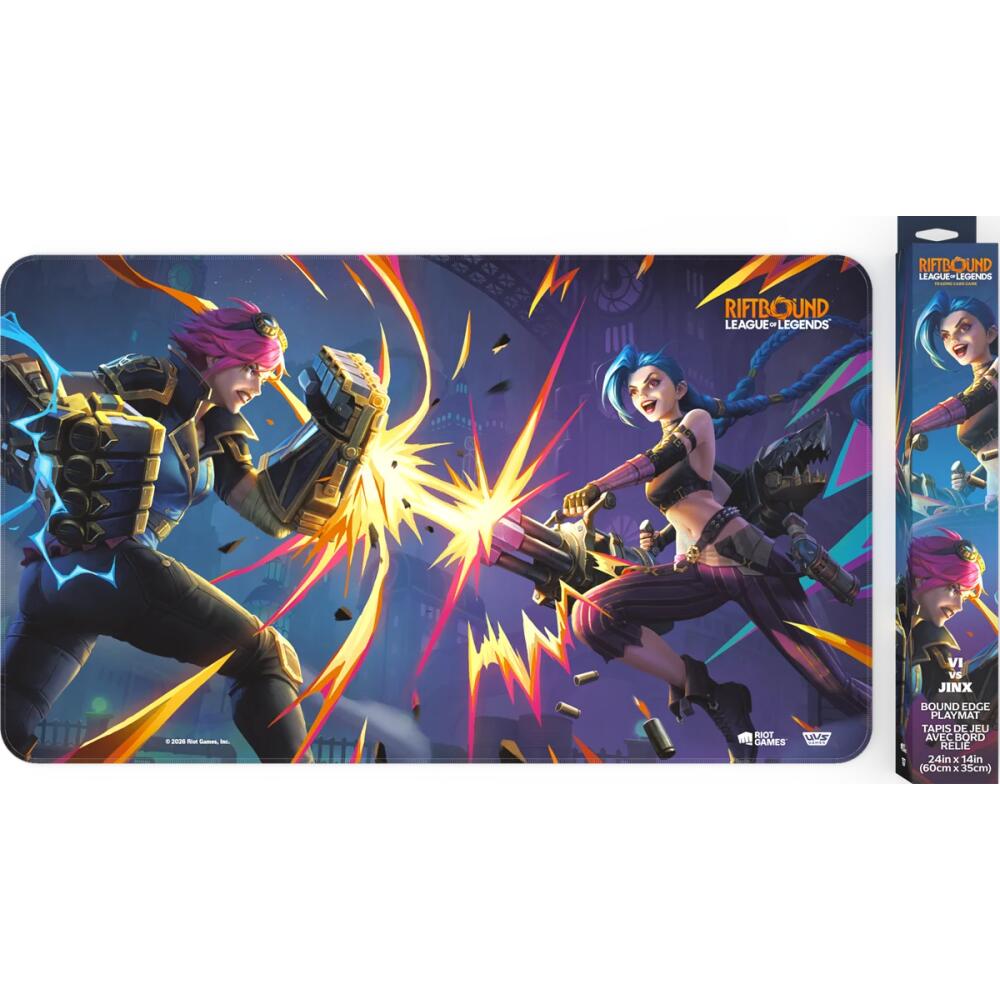 Riftbound TCG: Set 4 – Vendetta Playmat Vi Vs Jinx