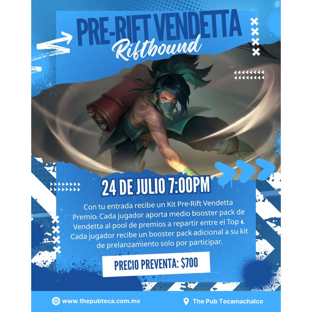 Riftbound TCG: Set 4 – Vendetta Pre Release Kit 24 julio