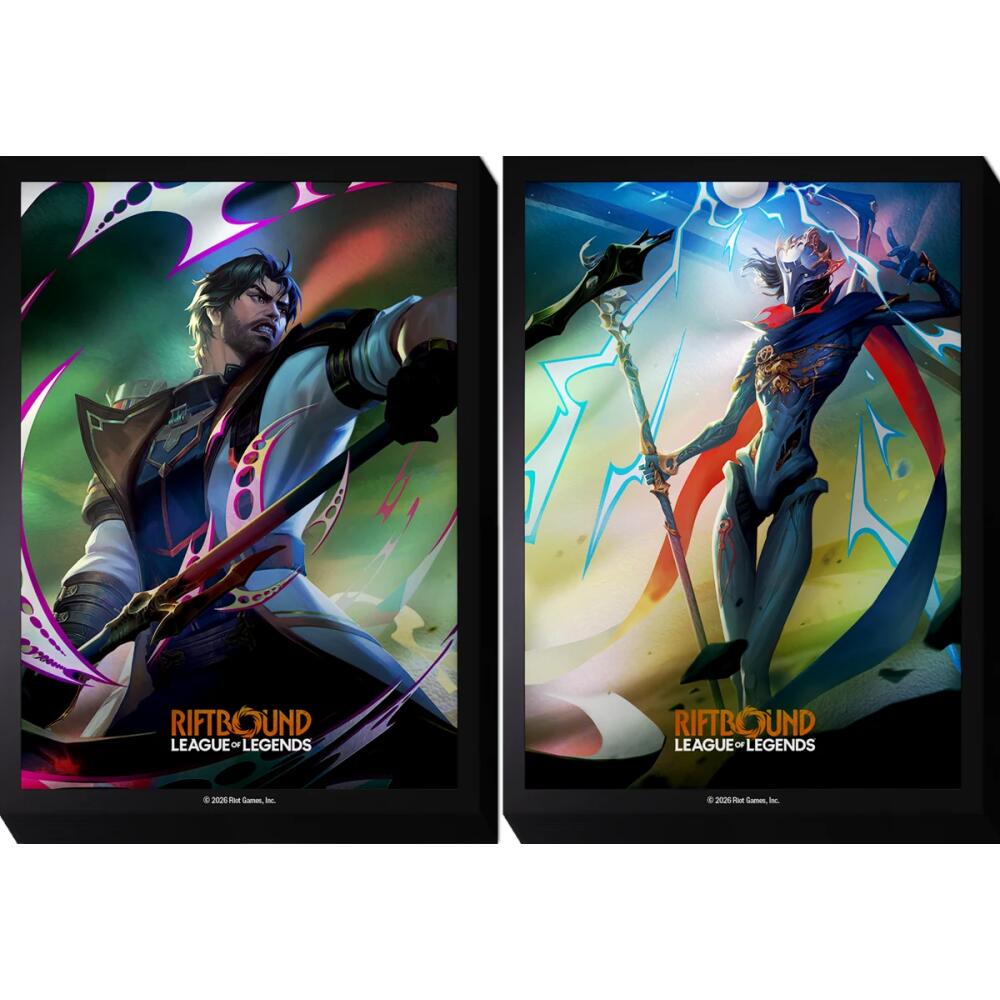 Card Sleeves: Riftbound- Vendetta-‘Jace Vs Viktor’ Art (100 ct)