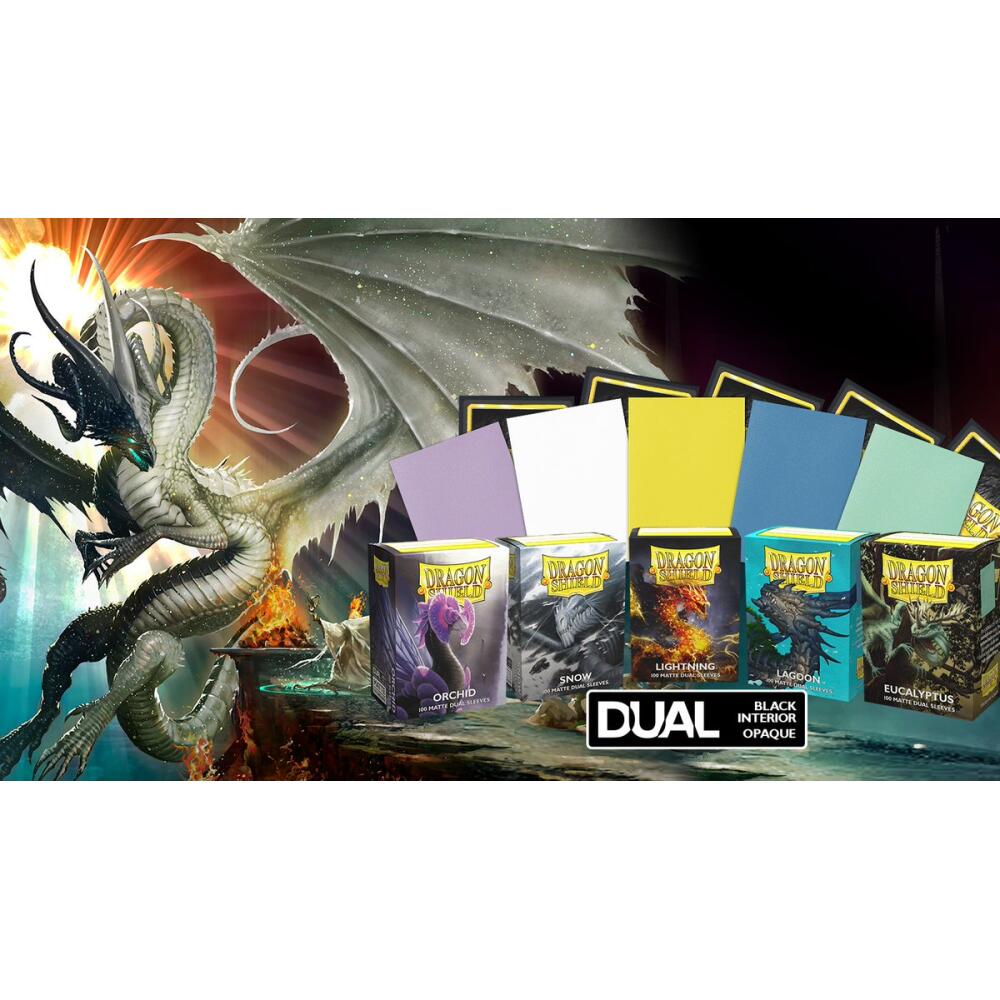 Card Sleeves: Dragon Shield Standard DUAL- Matte (100 ct.)
